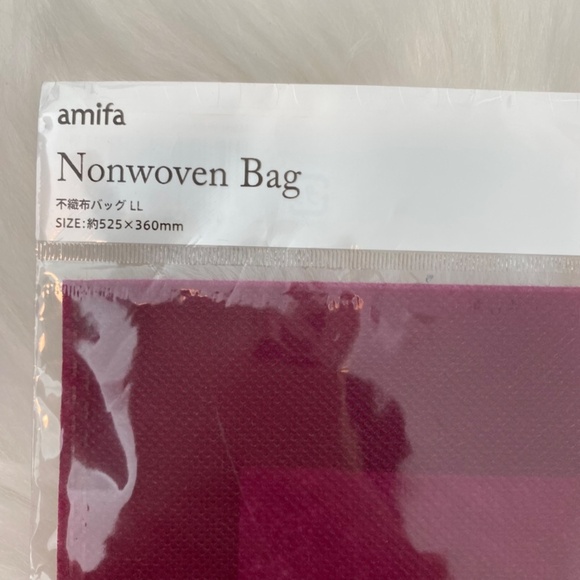 Amifa Drawstring Gift Wrapping Bag. Thank You Print. Red Multi. 1 Piece - Picture 5 of 8
